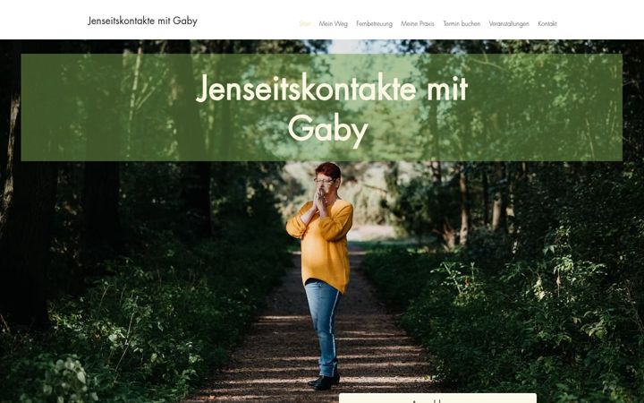 Screenshot of jenseitskontakt-mit-gaby.com