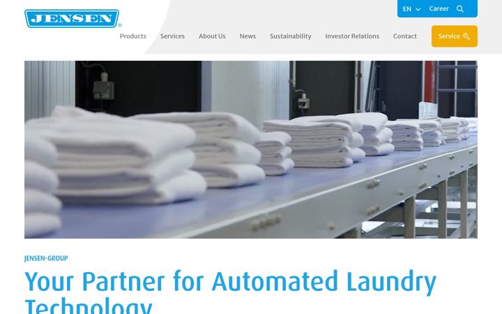 Screenshot of jensen-group.com