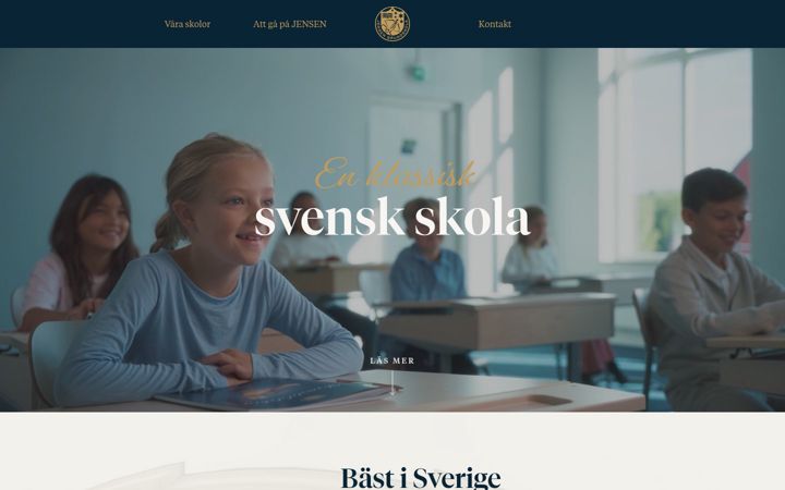 Képernyőkép: jensengrundskola.se