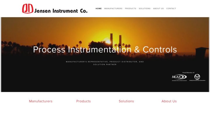 Screenshot of jenseninstr.com