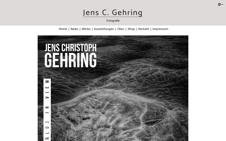 Screenshot of jensgehring.com