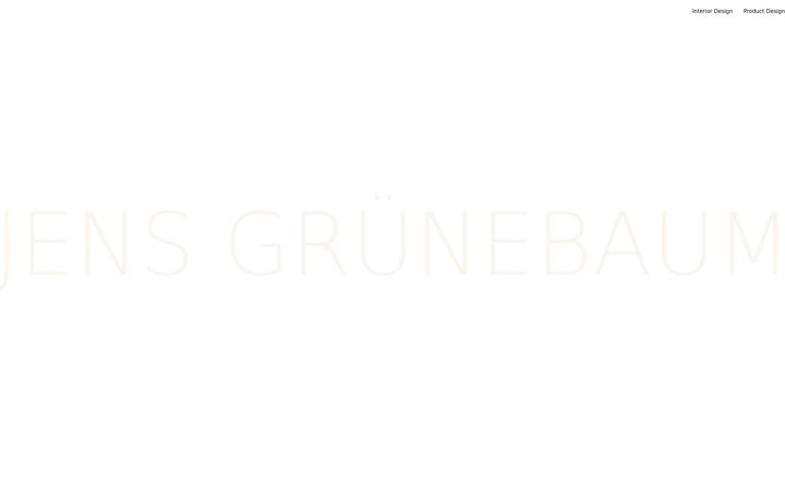 Screenshot of jensgruenebaum.de