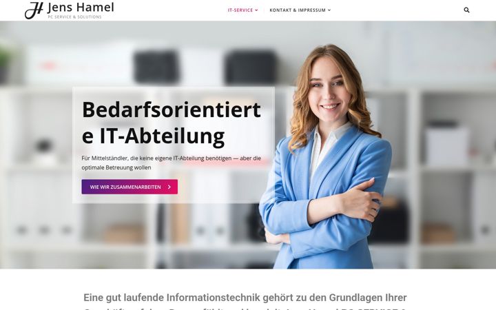 Screenshot of jenshamel.de