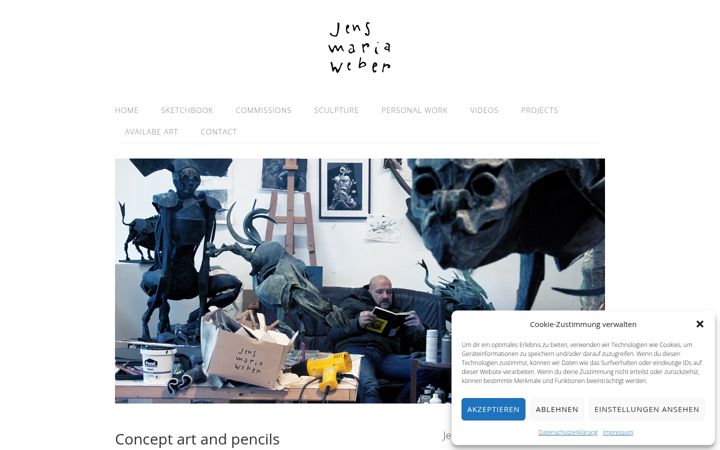 Screenshot of jensmariaweber.de