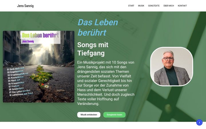 Screenshot of jenssannig.de