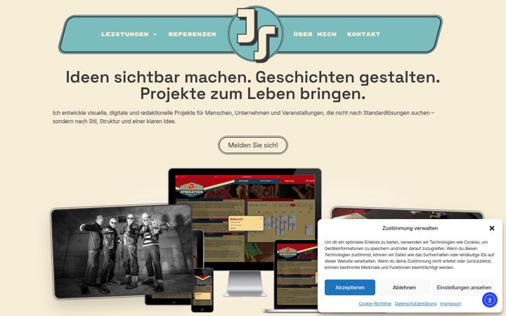 Screenshot of jensschmidt.de