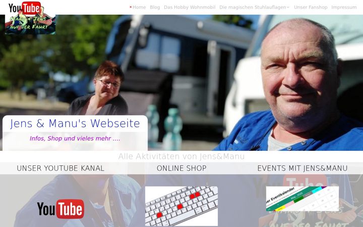 Screenshot of jensundmanu.de