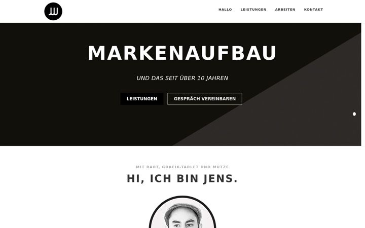 Screenshot of jenswirth.com