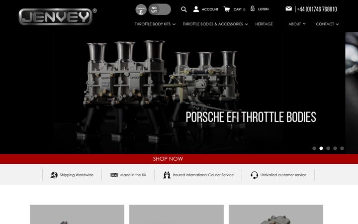 Screenshot of jenvey.co.uk