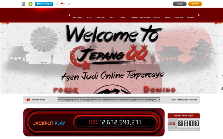 Screenshot of jepang-qq.live