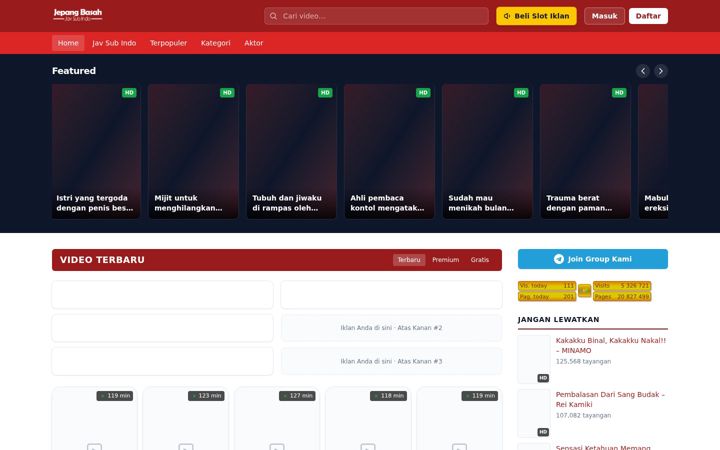 Screenshot von jepangbasah.com
