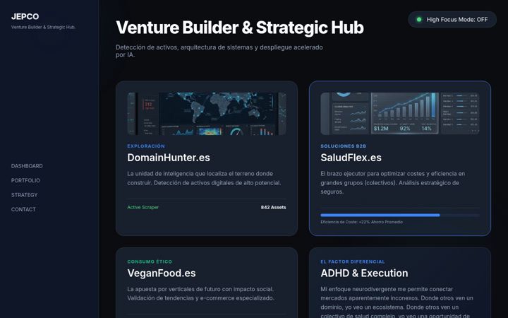 Screenshot of jepco.es