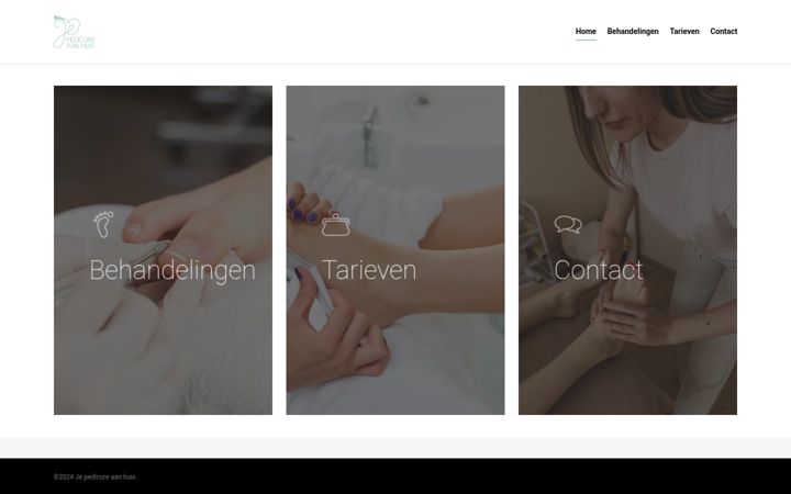 Screenshot of jepedicureaanhuis.nl