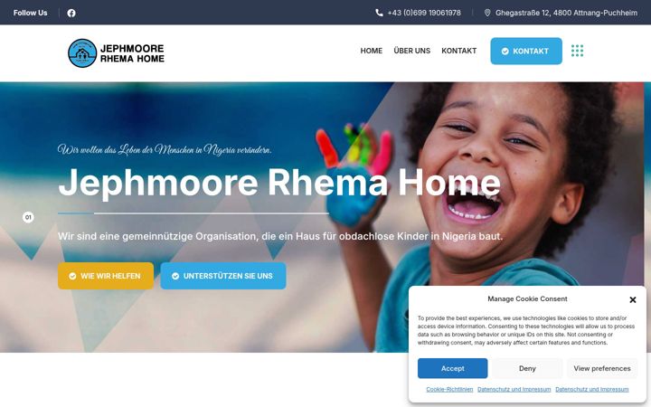 Screenshot of jephmoore.com