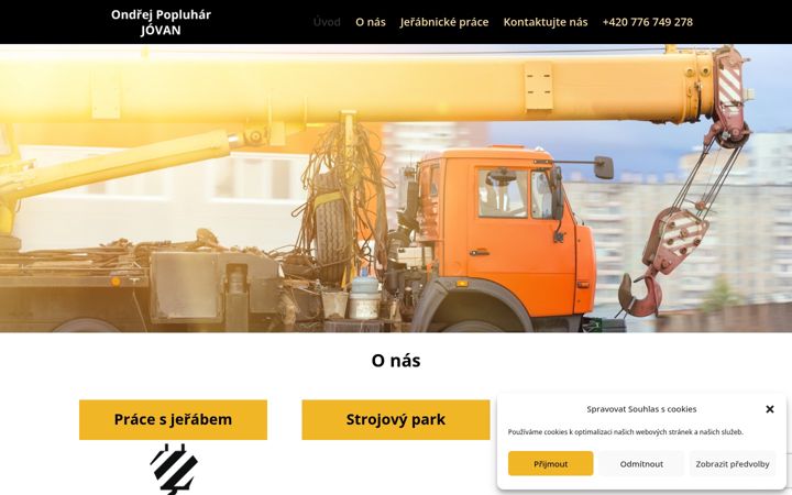 Screenshot of jeraby-popluhar.cz