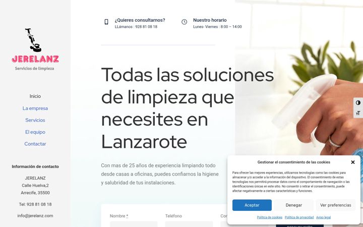 Screenshot of jerelanz.com