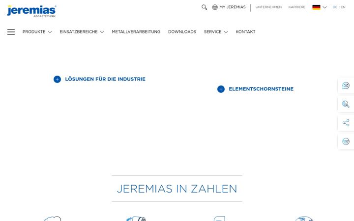 Screenshot of jeremias-schweiz.ch