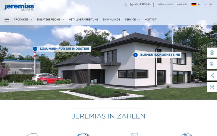 Screenshot of jeremias.de