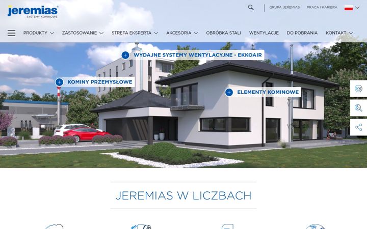 Screenshot of jeremias.pl