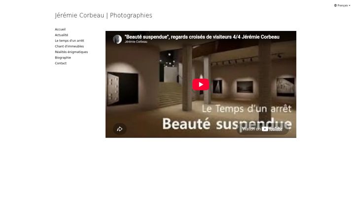 Screenshot of jeremiecorbeau.com