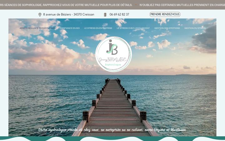 Screenshot of jeremy-boulade-sophrologue.fr