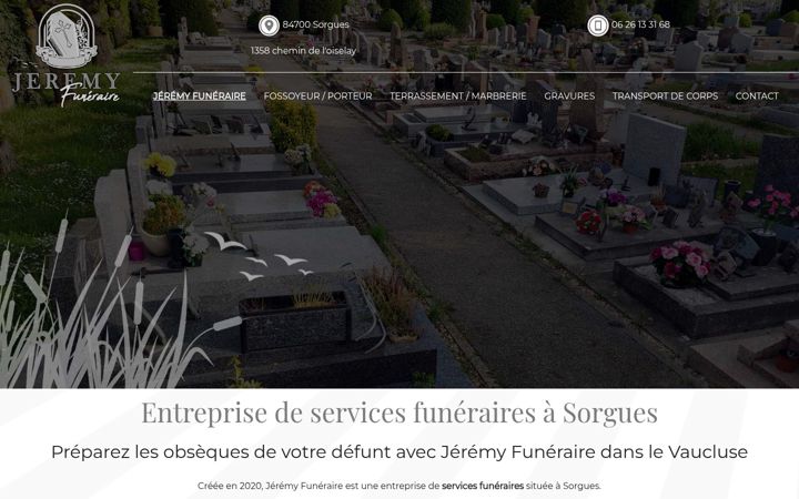Screenshot of jeremy-funeraire.fr