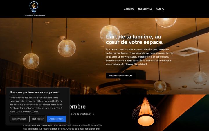 Screenshot of jeremybregere.fr
