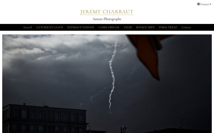 Screenshot of jeremycharbaut.com