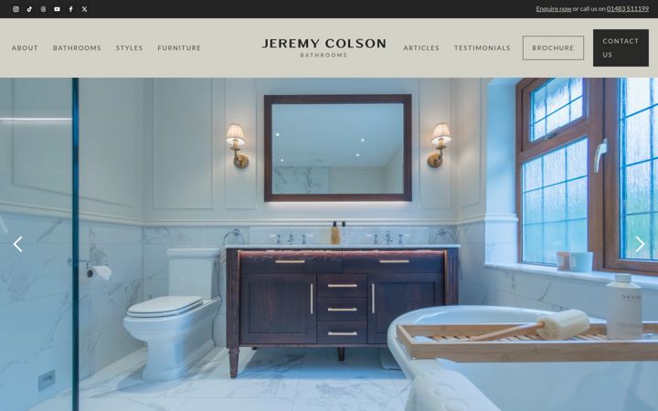 Screenshot of jeremycolson.co.uk