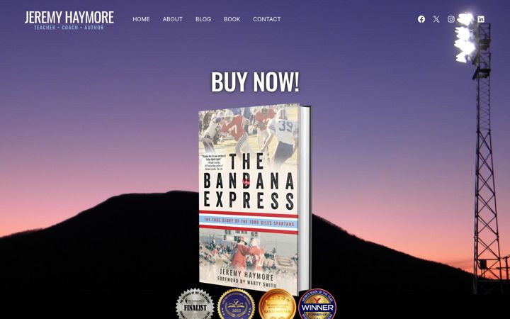 Screenshot of jeremyhaymore.com