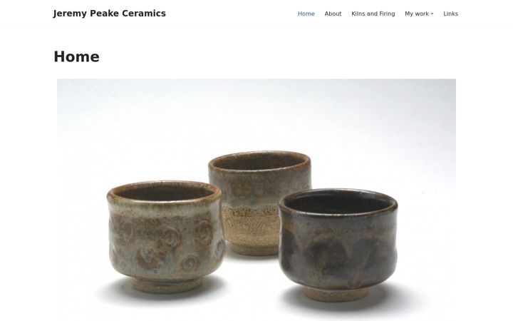 Screenshot of jeremypeake.co.uk
