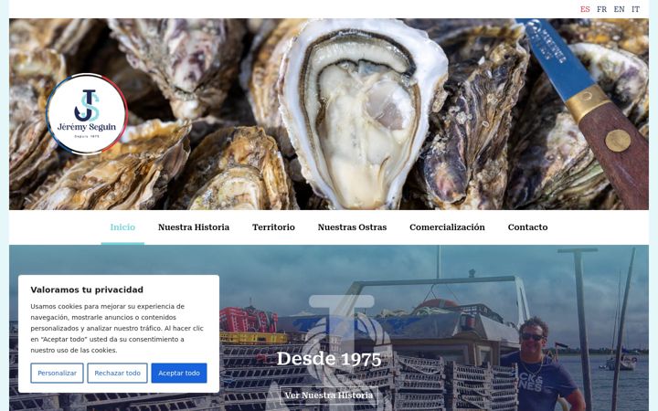 Screenshot of jeremyseguin.com