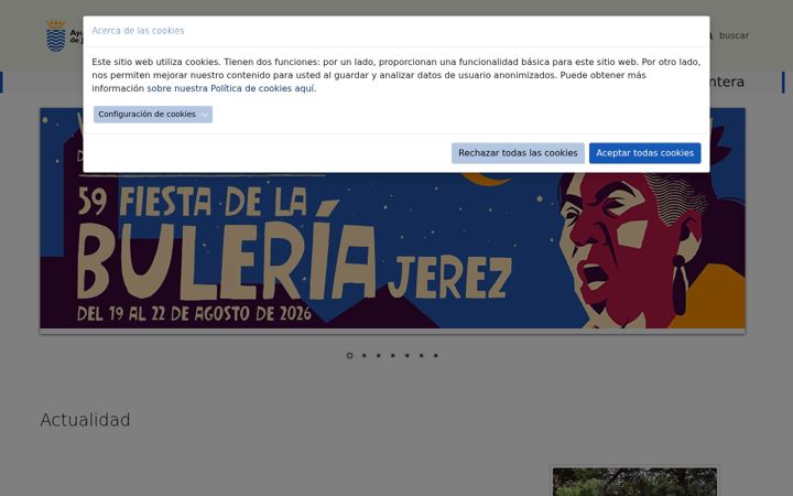Ekraanipilt saidist jerez.es