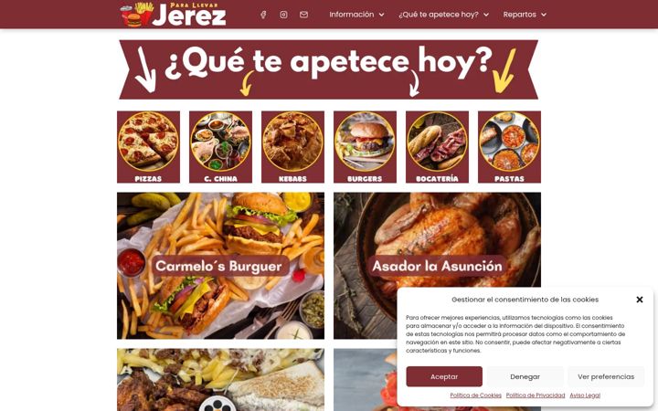 Screenshot of jerezparallevar.es