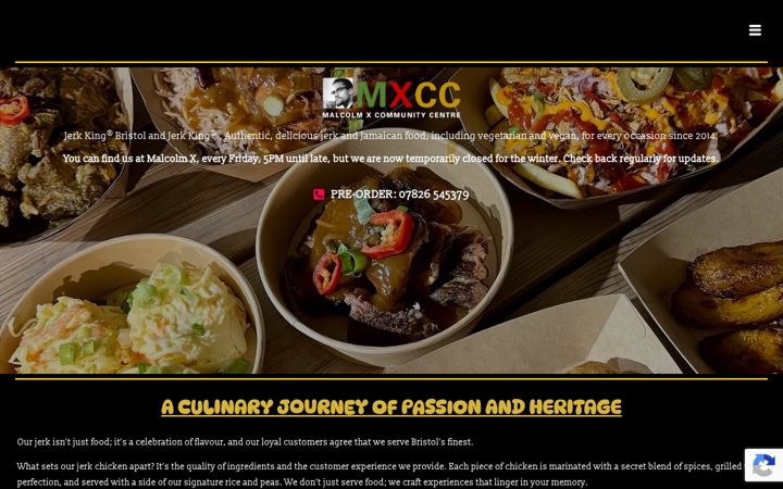Screenshot of jerkkingbristol.co.uk