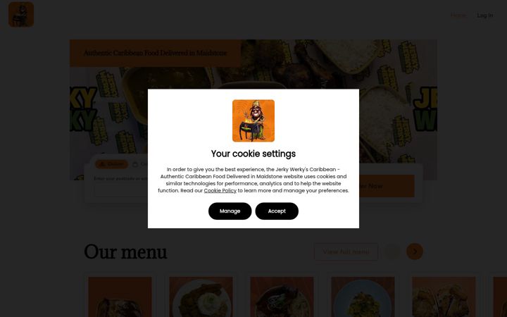 Screenshot of jerkywerkys.co.uk