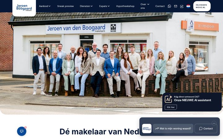 Screenshot of jeroenvandenboogaard.nl