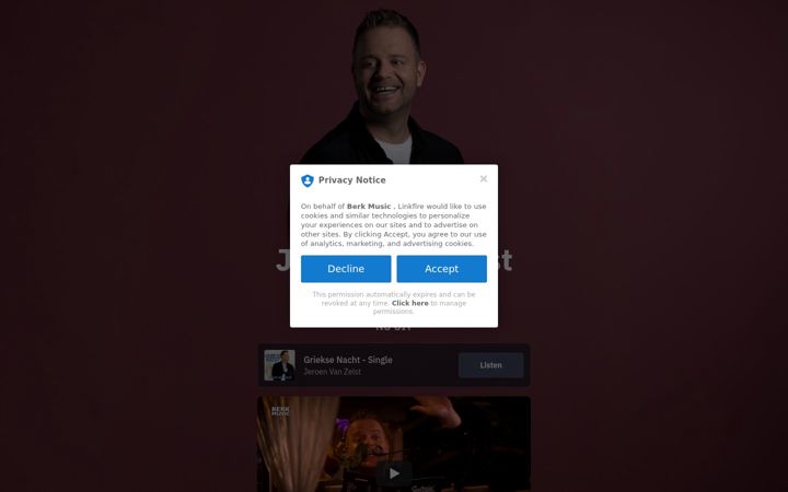 Screenshot of jeroenvanzelst.nl