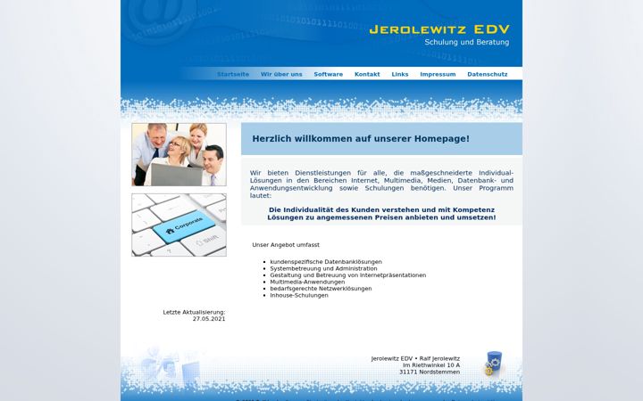 Screenshot of jerolewitz.de