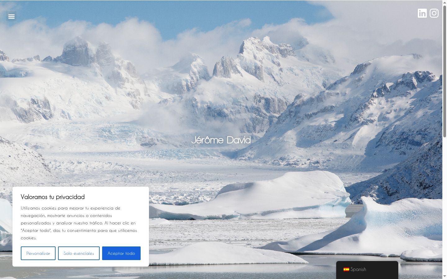 Screenshot tal-banner tal-kunsens muri qabel kwalunkwe interazzjoni