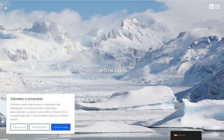 Screenshot of jerome-david.com