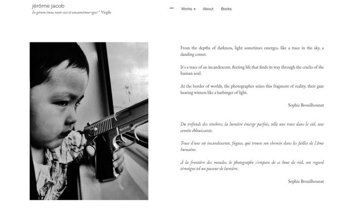 Screenshot of jeromejacob.com