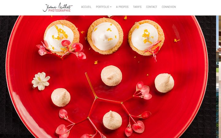 Screenshot of jeromemillet.com