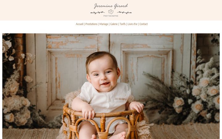 Screenshot of jerominephotographie.com