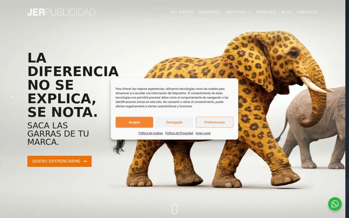 Screenshot of jerpublicidad.com