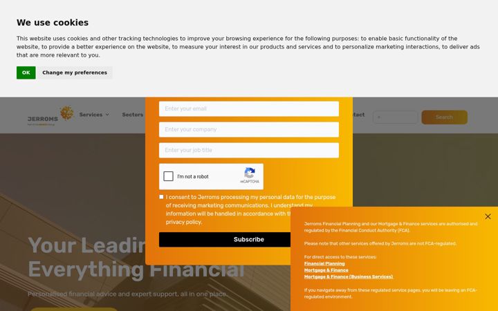 Screenshot of jerroms.co.uk