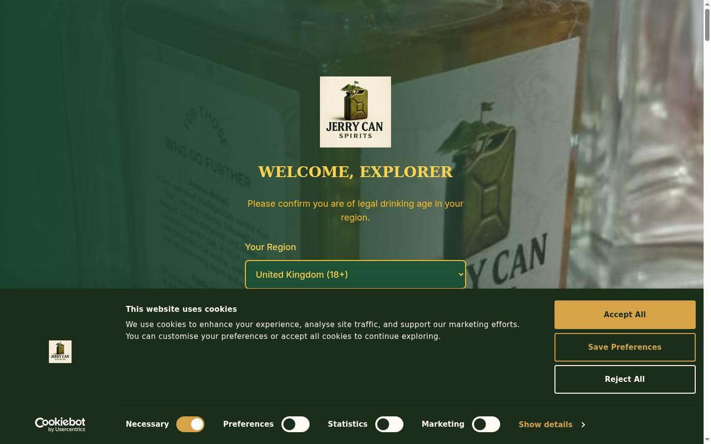 Screenshot tal-banner tal-kunsens muri qabel kwalunkwe interazzjoni