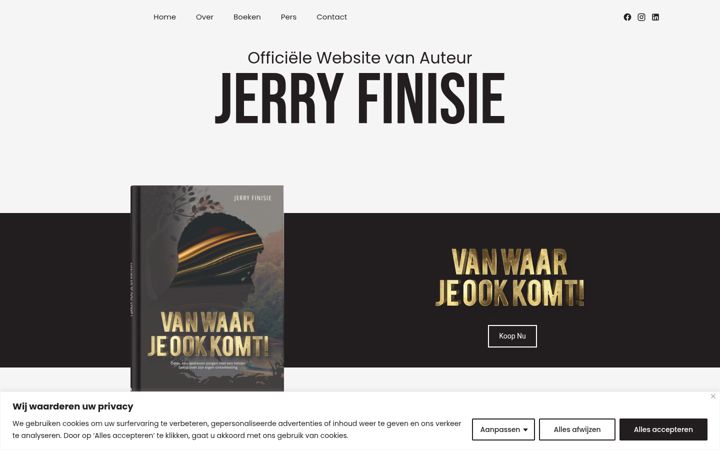 Screenshot του jerryfinisie.com