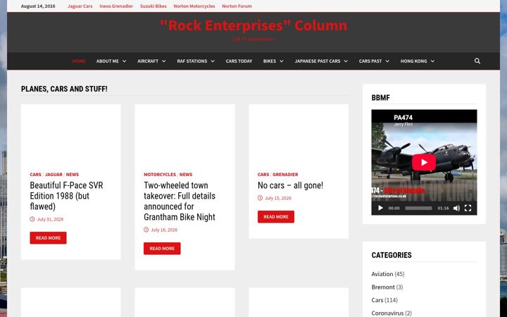 Screenshot of jerryflint.co.uk