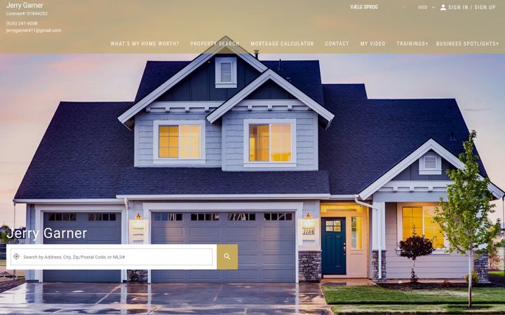Screenshot of jerrygarner411.com